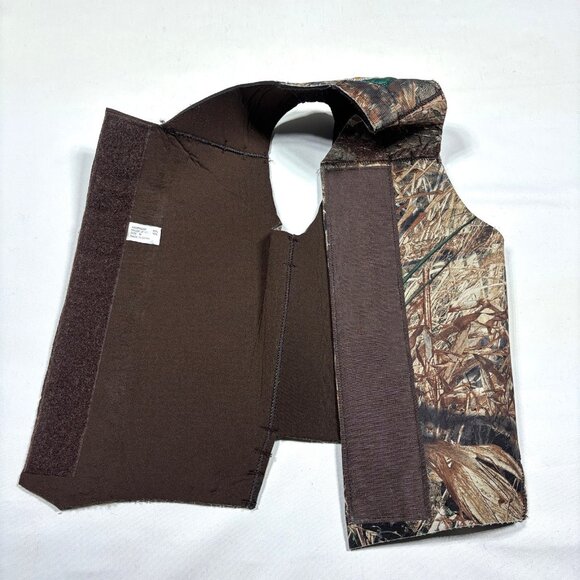 Cabelas Camo Neoprene Floatation Protector Swim Hunting Dog Vest Jacket Medium - Picture 6 of 8